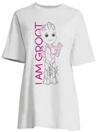 Piżamy damskie - Marvel Damska koszula nocna, biały, L - miniaturka - grafika 1