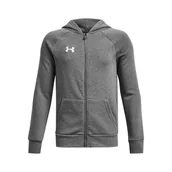 Bluzy dla chłopców - Under Armour Chłopięca bluza polarowa z kapturem i zamkiem błyskawicznym - miniaturka - grafika 1