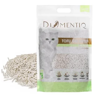 DIAMENTIQ Żwirek Tofu zbrylający 2,5 kg MATCHA - Żwirek dla kotów - miniaturka - grafika 1