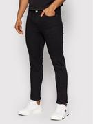 Spodnie męskie - Tommy Jeans Jeansy Simon DM0DM09558 Czarny Skinny Fit - miniaturka - grafika 1