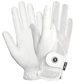 Rękawiczki jeździeckie - Fair Play Rękawiczki ARIS białe - - miniaturka - grafika 1