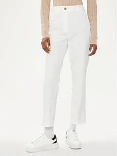 Gant Chinosy 4150261 Biały Slim Fit - Spodnie damskie - miniaturka - grafika 1
