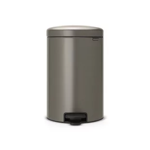 Brabantia BRABANTIA NewIcon kosz pedałowy 20 l platynowy 11 40 45 + 20 zł na pierwsze zakupy 11 40 45 - Kosze na śmieci - miniaturka - grafika 1