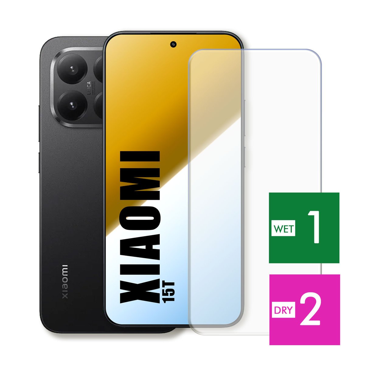 SZKŁO HARTOWANE DO XIAOMI 15T SZYBKA 9H OCHRONNE PANCERNE