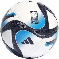 Piłka nożna - Piłka nożna adidas Oceaunz League biało-niebiesko-czarna HT9015-5 - miniaturka - grafika 1