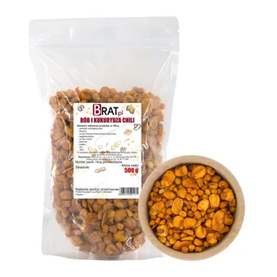 Bób i kukurydza MIX o smaku chilli 500g - Chipsy - miniaturka - grafika 1