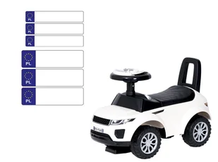 Jeździk samochodzik Sport Car - BIAŁY - Chodziki - miniaturka - grafika 1
