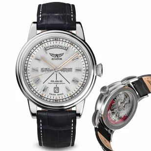 Zegarek ZEGAREK AVIATOR V.3.35.0.281.4 PL LIMIT⌚➤POLSKA EDYCJA - SALON W KRAKOWIE - Zegarki męskie - miniaturka - grafika 2