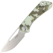 Noże - Nóż składany Kubey Knife Thalia Camo G10, Bead Blasted D2 (KU331I) - miniaturka - grafika 1