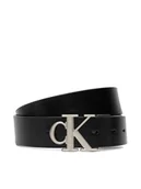 Paski - Calvin Klein Pasek Ck Buckle Tumbled 35Mm Adj/Rev LV04D7049G Czarny - miniaturka - grafika 1