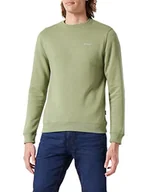 Bluzy męskie - Blend Męska bluza BHDownton Crew Neck, 170115_Oil Green, XXL - miniaturka - grafika 1