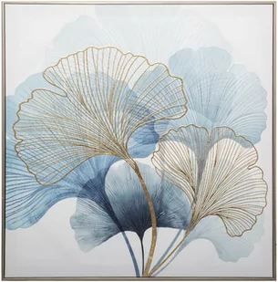 Atmosphera Ozdobny print w ramie GINKGO 62 x 62 cm - Plakaty - miniaturka - grafika 1