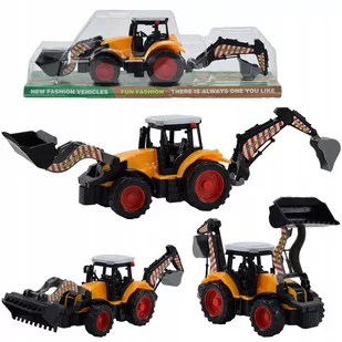 TRAKTOR KOPARKA NAPĘD FARMER BUDOWA RUCHOME ŁYŻKI - Samochody i pojazdy dla dzieci - miniaturka - grafika 1