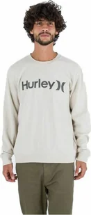 Męski sweter bez kaptura Hurley One&Only Solid Warm White - M - Swetry męskie - miniaturka - grafika 1