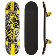Deskorolki - Deskorolka Kompletna Klasyczna Skateboard do 100kg - miniaturka - grafika 1