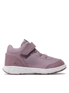 Buty dla dziewczynek - Viking Sneakersy Spectrum Mid Grx R GORE-TEX 3-50020-94 Fioletowy - miniaturka - grafika 1