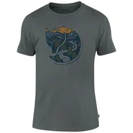 Koszulki sportowe męskie - Koszulka męska Fjällräven Arctic Fox T-shirt M Rozmiar: M / Kolor: niebieski/szary - miniaturka - grafika 1