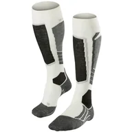 Skarpety termoaktywne - Falke SK2 Wool, skarpety narciarskie, damskie, off-white - miniaturka - grafika 1