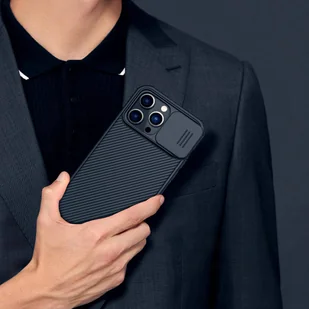 Nillkin CamShield Pro Case etui iPhone 14 Pro Max pancerny pokrowiec osłona na aparat kamerę niebieski - Etui i futerały do telefonów - miniaturka - grafika 16