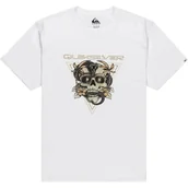 Koszulki męskie - t-shirt QUIKSILVER CORE SKULL WHITE - miniaturka - grafika 1
