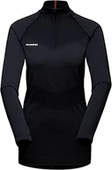 Koszulki i topy damskie - Mammut Koszulka z długim rękawem Trift Half Zip Damska koszulka - miniaturka - grafika 1