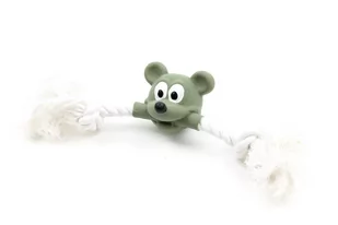Chico Chico Zabawka latex myszka ze sznurem 20cm - Zabawki dla psów - miniaturka - grafika 1