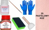 Środki do obuwia i ubrań - PASTELOWY RÓŻ 25 Renoskór ZESTAW DO RENOWACJI SKÓRY LICOWEJ Farba + Zmywacz - miniaturka - grafika 1