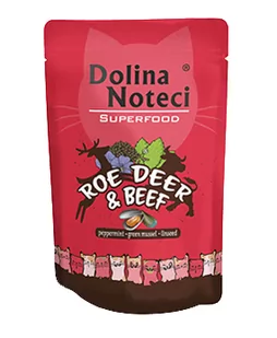 Dolina Noteci Superfood sarna i wołowina saszetka 85g 41787-uniw - Mokra karma dla kotów - miniaturka - grafika 1