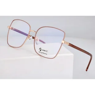 Okulary kocie do komputera damskie z filtrem BLUE Light zerówki 2578-3 - Okulary korekcyjne, oprawki, szkła - miniaturka - grafika 1
