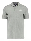 Koszulki męskie - Koszulka Polo Męska Szara Małe Logo Nike Bawełna CN8764-063 r. S - miniaturka - grafika 1