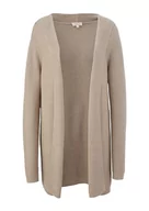 Swetry damskie - s.Oliver Sales GmbH & Co. KG/s.Oliver Damski długi kardigan z kapturem, długi kardigan z kapturem, brązowy, 36 - miniaturka - grafika 1