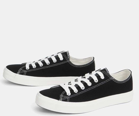 SHEIN DAMSKIE TRAMPKI CZARNE WIĄZANE 38 1V5B