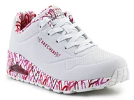 Sneakersy damskie - Skechers UNO-LOVING LOVE 155506-WRPK - miniaturka - grafika 1