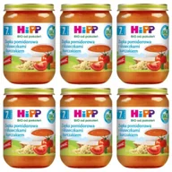 Dania dla dzieci - Hipp Zupka pomidorowa z kluseczkami i kurczakiem po 7. miesiącu zestaw 6 x 190 g Bio - miniaturka - grafika 1