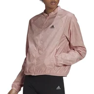 Kurtki i kamizelki sportowe damskie - Kurtka adidas Run Fast Radically Reflective Windbreaker HC1660 - różowa - Adidas - miniaturka - grafika 1