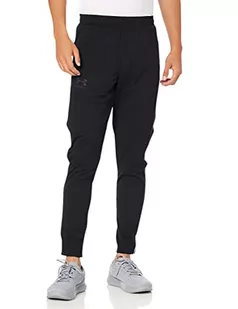 Under Armour Męskie spodnie Pique Track Pants, czarny (001)/czarny, XL - Spodenki męskie - miniaturka - grafika 1