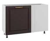 Meble kuchenne - Bristol Szafka Dolna Narożna Dnw-120 Czarny Mat - miniaturka - grafika 1