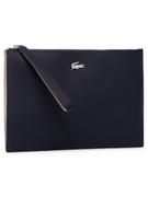 Torebki damskie - Lacoste Torebka Clutch NF2791AA Czarny - miniaturka - grafika 1