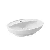 Umywalki - Wellneo Umywalka ceramiczna nablatowa Bravia 60 - miniaturka - grafika 1