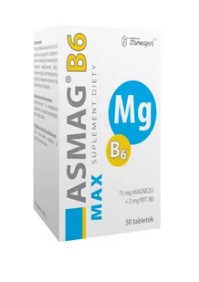 Farmapol Asmag B6 MAX x 50 tabl - Witaminy i minerały - miniaturka - grafika 1