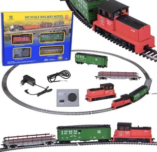 Jokomisiada Kolejka elektryczna lokomotywa klasyk z jednostką sterującą H0 1:87 RC0652 - Pociągi dla dzieci - miniaturka - grafika 1