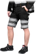 Odzież robocza - SPODNIE OCHRONNE DO PASA - KRÓTKIE REIS PROM-TS; CZARNO-POMARAŃCZOWO-SZARY - miniaturka - grafika 1