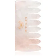 Crystallove Crystallove Grzebień do Masażu Skóry Głowy z Kwarcu Różowego Redukuje stres i napięcie dając uczucie odprężenia 1 szt.