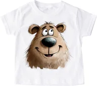 Koszulki dla dziewczynek - KOSZULKA z misiem dla dziecka - misiaczek30 - miniaturka - grafika 1