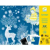 Prace ręczne dla dzieci - Zestaw artystyczny cyjanotypia NOC DJ09342 - miniaturka - grafika 1