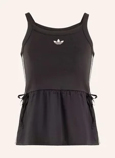 Adidas Originals Top Summer Glow schwarz - Koszulki i topy damskie - miniaturka - grafika 1