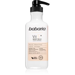 Mleko do ciała Babaria Vitamin E Body Milk 500 ml (8410412130103) - Balsamy i kremy do ciała - miniaturka - grafika 1
