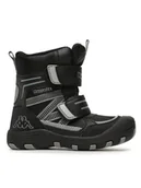 Buty dla chłopców - Kappa Śniegowce 260805K Czarny - miniaturka - grafika 1