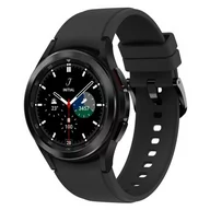 Smartwatch - Samsung Galaxy Watch 4 Classic 42mm Czarny SM-R880NZKAEUE - miniaturka - grafika 1