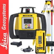 Sprzęt geodezyjny - Niwelator laserowy Rugby 680 Leica + Detektor laserowy Rod Eye 160 Leica + Statyw aluminiowy CTP104 Leica + Łata laserowa LS-24 SurvGeo - miniaturka - grafika 1